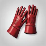 deep red gloves image